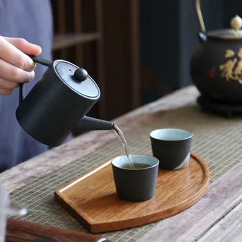 Jaapani Stiilis Keraamilised Glasuur Maali Värv Remote Mountain Tea Pot Jäme Keraamiline Tee Määrata Leibkonna Teetseremoonia Kohandatud 5