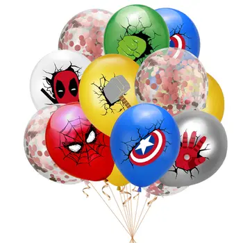 10tk 12inch Disney Super Kangelane Spiderman Õhupalli Lateks Õhupallid Kids Sünnipäeva Kaunistamiseks Beebi Dušš Õhupallid Spider Mänguasjad 5