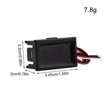 0.36-Tolline DC LED Digitaalne Voltmeeter 0-30V Pinge Meeter Auto Auto Mobile Power Tester Pinge Detektor Punane/Roheline/Sinine/Kollane-Roheline 5