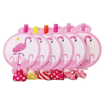 Roosa Flamingo Tüdruk sünnipäeva Teenetemärkide Ühekordsed Nõud Paber-Plater Cup Laudlina Tüdrukute Poole Asjade decor 5