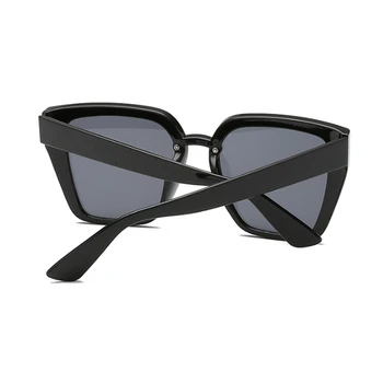 Mõõdus Square Päikeseprillid Naine Luksus Brändi Suur Raam Päikeseprillid Naiste Vintage Must Mood Oculos De Sol 5