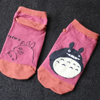 Totoro Sokk Naiste Sokid Hayao Miyazaki Filmi Puuvill Koomiks Anime Naljakas Uudsus Vabaaja Mugav Fashion Populaarne Calcetines 5