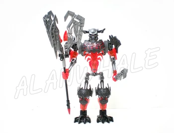 107pcs Bionicle Nägu Armor Tegija vs Kolju Veski Protector Lahing Käe Funktsioonid 10689 ehitusplokk Komplekt ühildub Mudel 5
