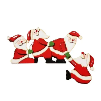 Santa Claus Ingel Põder Jõulud Ukse Raami Kaunistamiseks Puidust Xmas Ukse Nurgas Ornament Häid Jõule Decor Kodus Head Uut Aastat 5