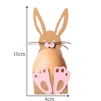 Tibu Bunny Easter Egg Omanik Lõikamine Sureb DIY Scrapbooking Küülik Muna Kast Sureb Reljeefse Dekoori Mall Surra Paber-Kaardid Foto 5