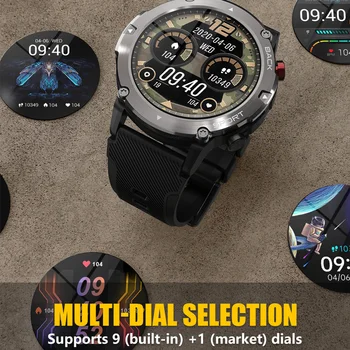 Smart Watch Mehed LF26 Max Bluetooth-Helista ja Kohandatud Taustpildi Südame Löögisageduse ja Vere Hapniku Avastamine Sport Smartwatch pk T-Rex Pro 2 Parim 5