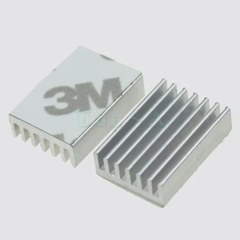 500pcs Gdstime 20 mm x 14 mm x 6 mm Pressitud Suure Võimsusega Alumiiniumist Led-Heatsink 20x14x6mm Radiaator chip Elektroonilise 3M Teibiga 5