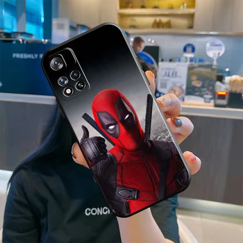 Marvel Deadpool Jaoks Xiaomi Redmi Lisa 11 11T 11S 10 10S 10T 9 9S Pro Redmi 10 9 9T 9A 9C Telefoni Juhul Shell Täieliku Kaitse Coque 5
