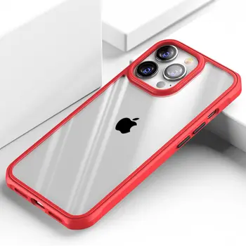 Anti-sügisel Selge Case For iPhone 13 Pro Max 13 Mini Juhul Kõva Plastikust Kate iPhone 13Pro Max iPhone13Cases Coque 5
