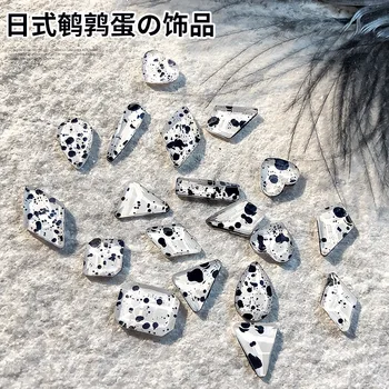 100 Tükki Dekoratiivsed Diamond Aurora Diamond Korter Kujuline Teemant Klaas Rhinestone 3D Gem Nail Art Teenetemärgi 5