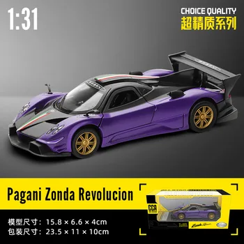 1:31 Limited Edition Uus Pagani Zonda Revolucion Värv Saatmiskarp Sulamist Diecasts & Mänguasi Sõidukite mänguautod base Lastele Kingitusi 5